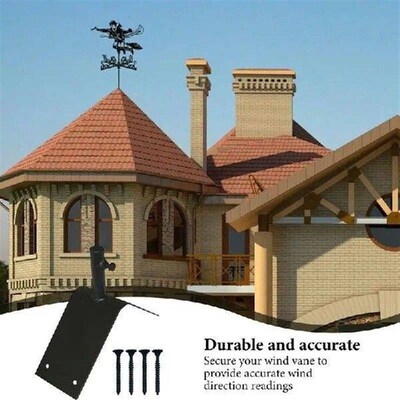 Weather Vane Support Alloy Wind Vane Roof Stand Easy