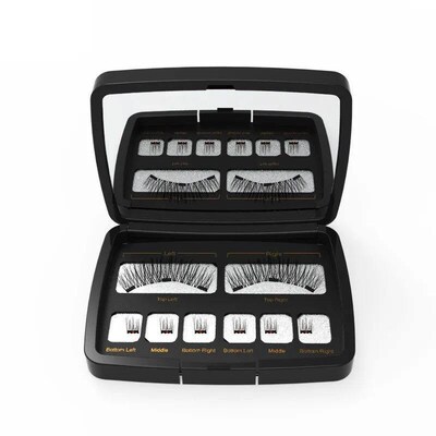 3D Magnetic Eyelashes Kit With Different Density Double Fals