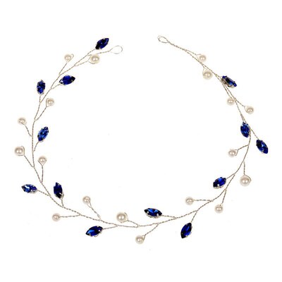 Bridal Wedding Protein Marquise Diamond Soft Chain Headband