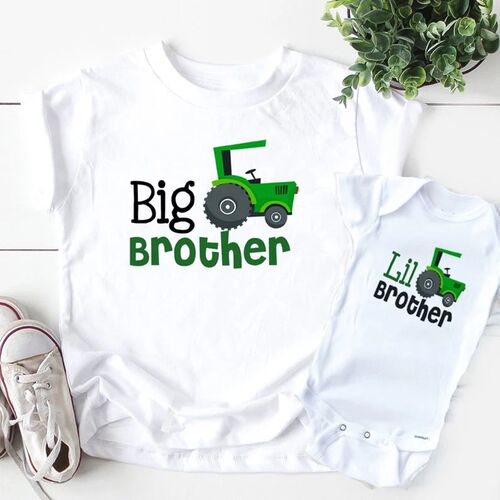 1PC Big Brother Little brother siblings matching Shirts  Per