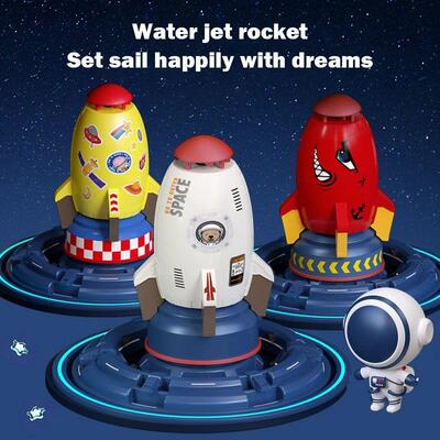 Flying JET Rocket Fountain Sprinkler Splashing Water Toy for
