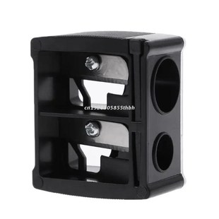 2 Holes Cosmetic Pencil Sharpener for Eyebrow Lip Liner Eyel