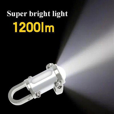 COB LED Portable Flashlight Keychain 1200LM Pocket Size