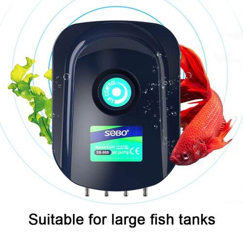 SOBO High Power 3.5w 8w Fish Tank Oxygen Air Pump Fish Aquar