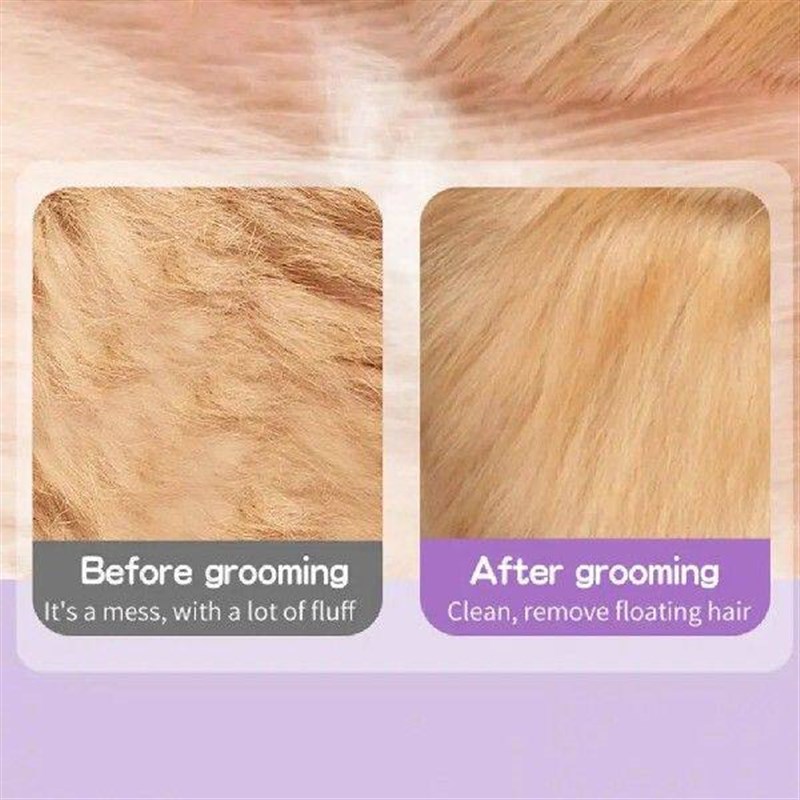 Dog Grooming Brush Shedding Reduction Brush Electric - 实物图