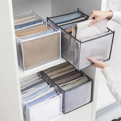 Jeans Organization Storage Box Closet Organizer Clothing Org
