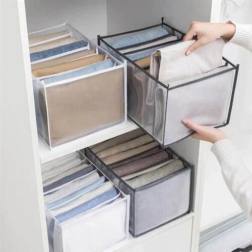 Jeans Organization Storage Box Closet Organizer Clothing Org