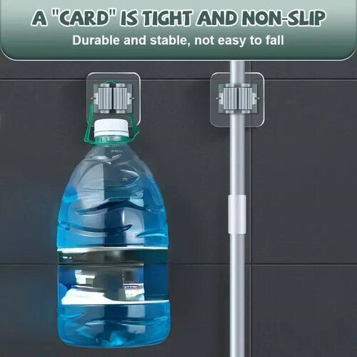 Wall Broom Hook Kitchen Accessories Self-adhesive Mop Holder