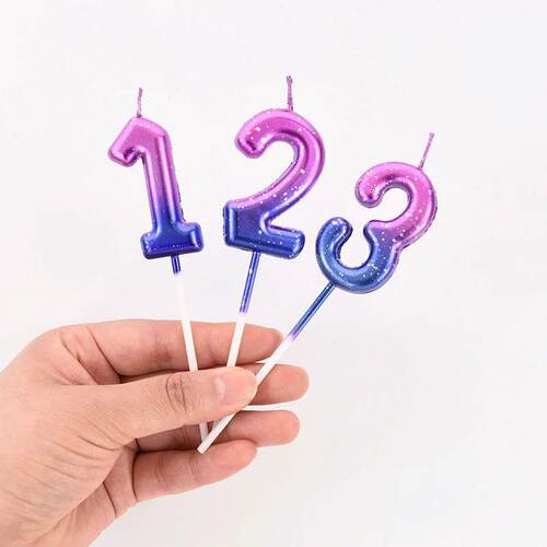 Happy Birthday Cake Decorated Interstellar Digital Colorful