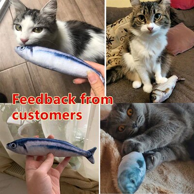 1Pc New Lovely Soft Funny Artificial Simulation Fish Cute Pl