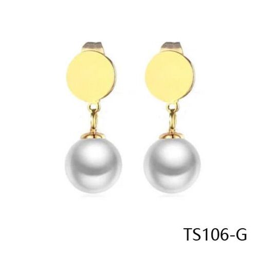Round Beads Design Earring Studs Elegant Fashion Women Jewel