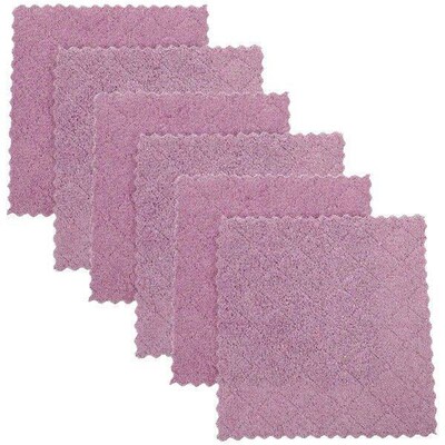 10 Pcs Water Absorbing Cloth Premium Fiber Kitchen Cleaning