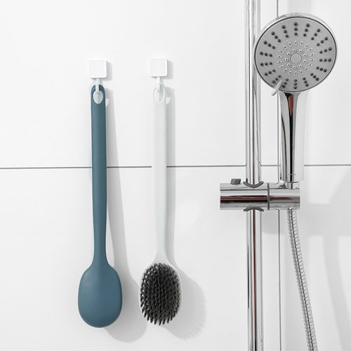 2pc Long-Handled Bathtub Shower Brush Bathroom Brush Body So