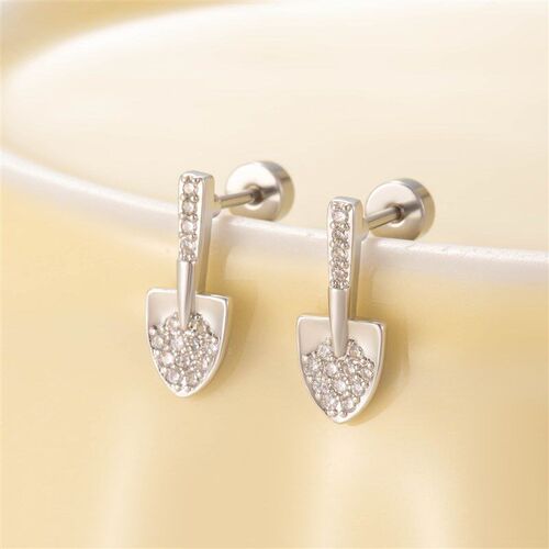 Henson Personalized Shovel Cartilage Piercing Ear Bone Stud