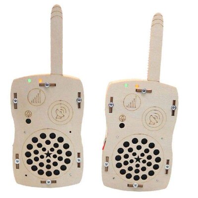 Children Walkie Talkies DIY Set Creative Holiday Gifts Long
