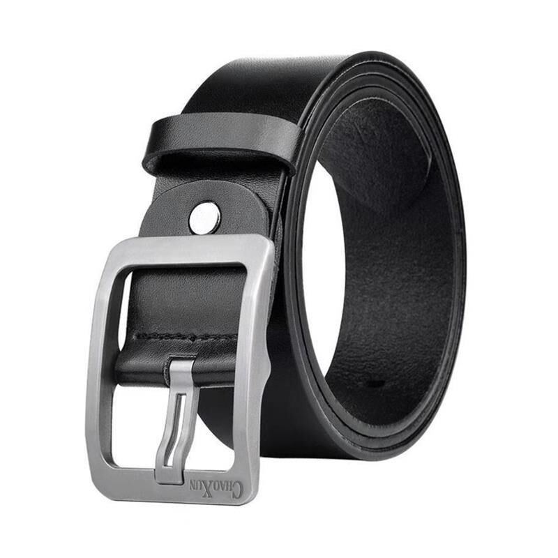 Mens Waist Belt Men Belts Leather Man For Jeans Black Male0图片