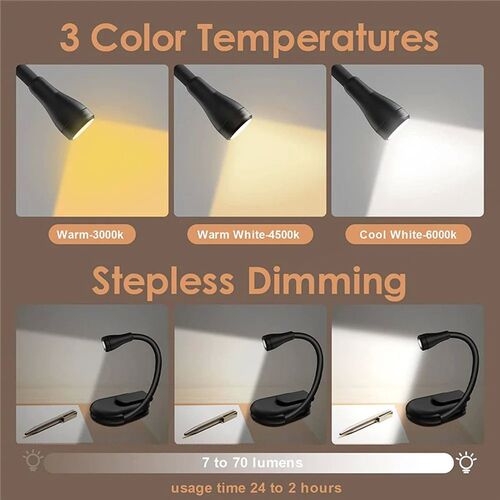 New Mini Book LED Eye Protection Reading Night Light Adjusta