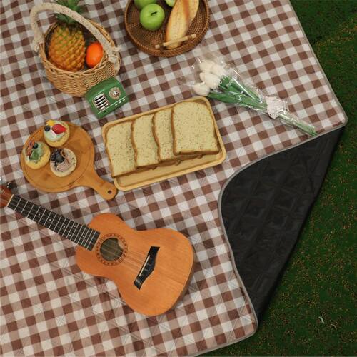 Outdoor Thicken Pad Blanket Camping Beach Plaid Picnic Mat
