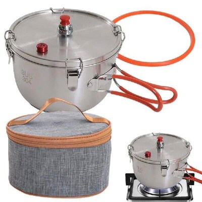 Outdoor Pressure Cooker Camping Pressure Cookware Stainless