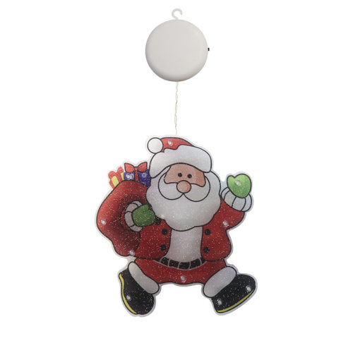LED suction cup window hanging light Christmas decoration sh