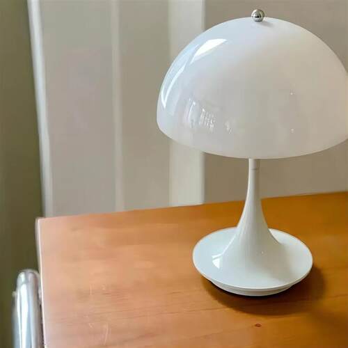 Mushroom table lamp PC luminous lampshade rechargeable desk