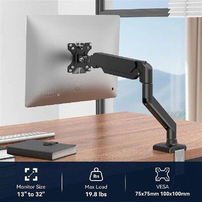 Single Monitor Arm Adjustable Gas Spring Single Monitor