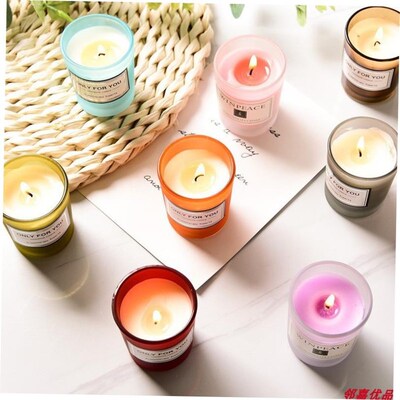 non-smoking, scented glass candles candle smokeless 香薰蜡烛