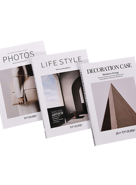 英文可翻页仿真书外文书杂志假书摆件样板房间软装饰品拍摄道具