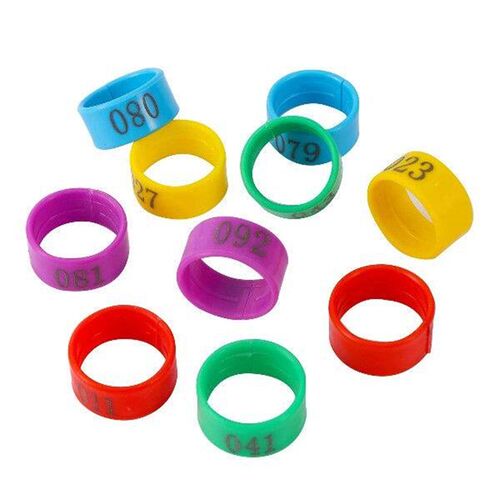 Chicken foot ring with numbers 001~100 Inner Diameter