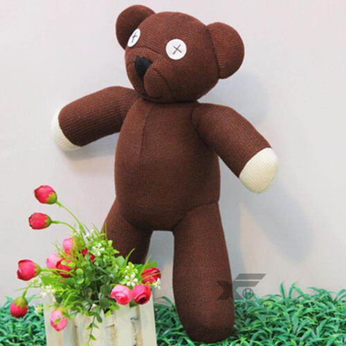 1pc 23cm Genuine Mr.Bean Plush Teddy Bear Toys Cute Stuffed