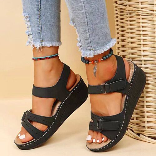 Summer Women Shoes Sandals Open Toe Walking Shoes Soft
