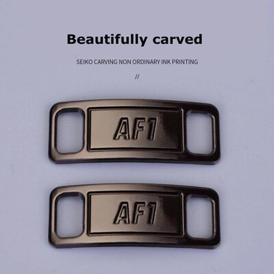 1Pair AF1 Diamond Shoe Charm Fahion Lace Buckle Quality Meta