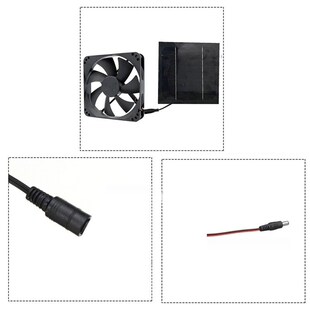 Exhaust Ventilator Mini Inch Extractor Air Fan Solar 20W