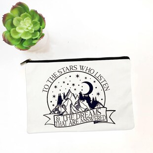 Women Makeup Bag Acotar Storage Print Toiletry Pouch Velaris