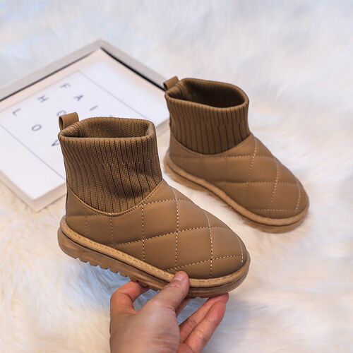 2025 Childrens Anti-slip Waterproof Warm Snow Boots For Boy