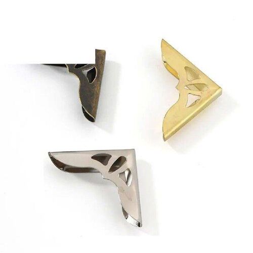 8pcs Antique Corner Brackets Metal Box Wooden Note