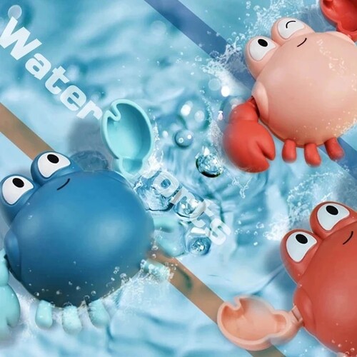Baby Toys Bathing Ducks Cartoon Animal Whale Crab Swimming P