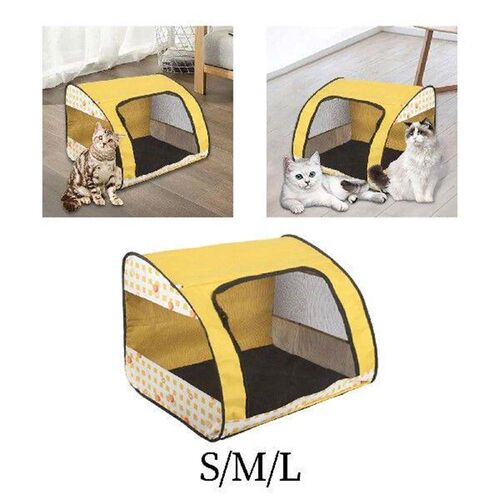 Foldable Cats Pen Tent,Pet Crate House,Spacious Enclosed