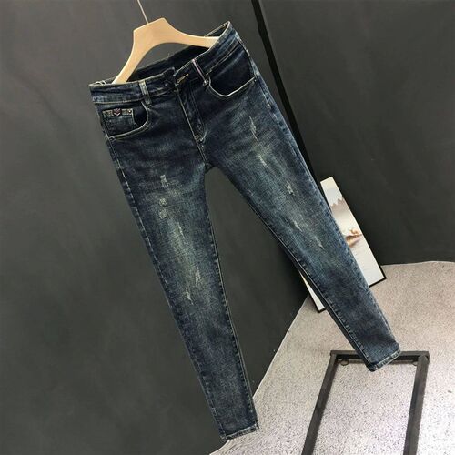 Setwear  New Mens Washed Denim Jeans Slim Cowboy Skinny