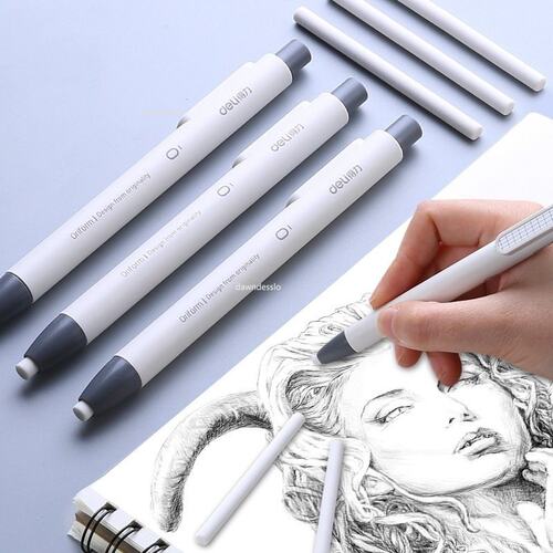 Creative Press Retractable Pencil Eraser Correction Supplies