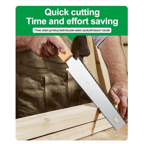 Japanese Style Hand Saw Single/Double Sided Fine Tooth Wood