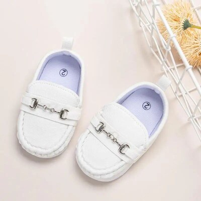 KIDSUN 2021 New Baby Shoes Girls Boys Casual Shoes Leather C
