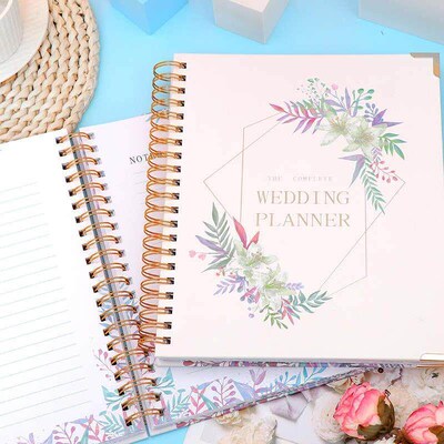 Wedding book engagement planner budget organizer bride gift