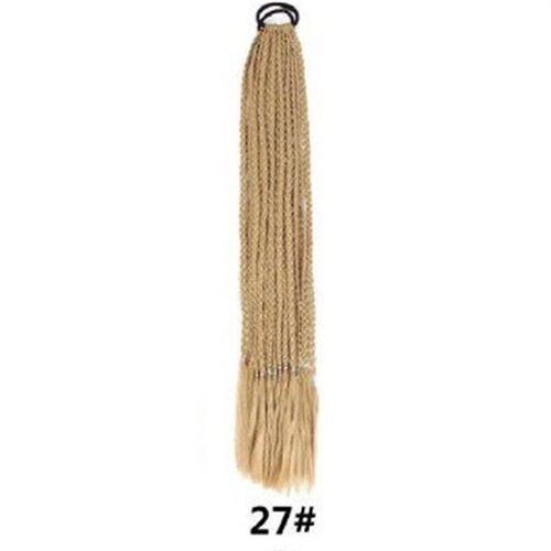 Big Braids Colored Dreadlocks Wigs Three-strand Braids Small