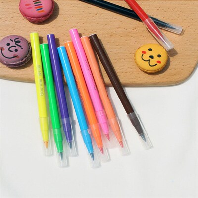10color Edible Pient Pen brush Food Coloring Pen For Drawing