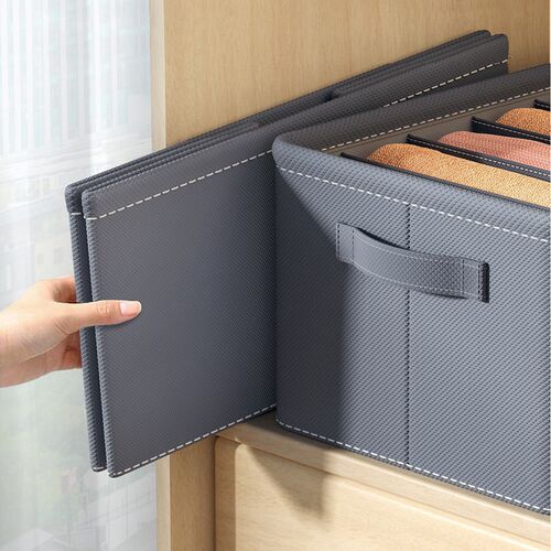 Clothes Organizer Jeans Storage Box Organizer Box Wardrobe C