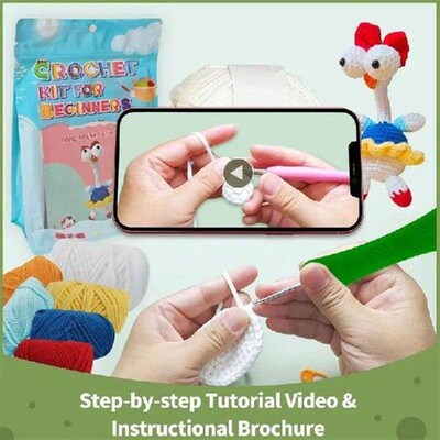 Animal Knitting Kit Animal Chicken Art Knitting Starter Set