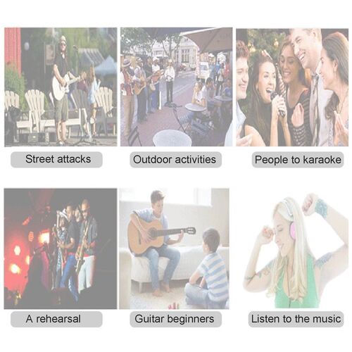 Mini Guitar Amplifier Guitar Amp With Back  Speaker Guitar A