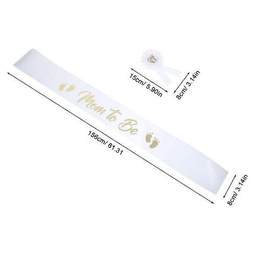 Party Strap Badge Dad Gift to Be Baby Shower Decorations