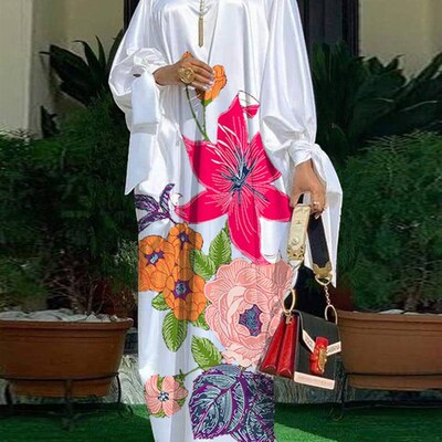 Women VONDA Summer Party Dress Vintage Floral Printed